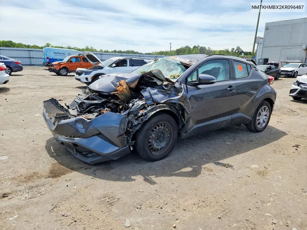 2019 Toyota C-Hr Le VIN: NMTKHMBX2KR096487 Lot: 57487016