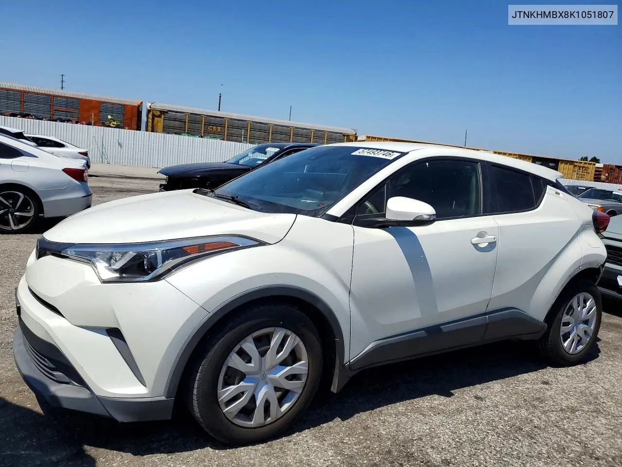 2019 Toyota C-Hr Le VIN: JTNKHMBX8K1051807 Lot: 57493746