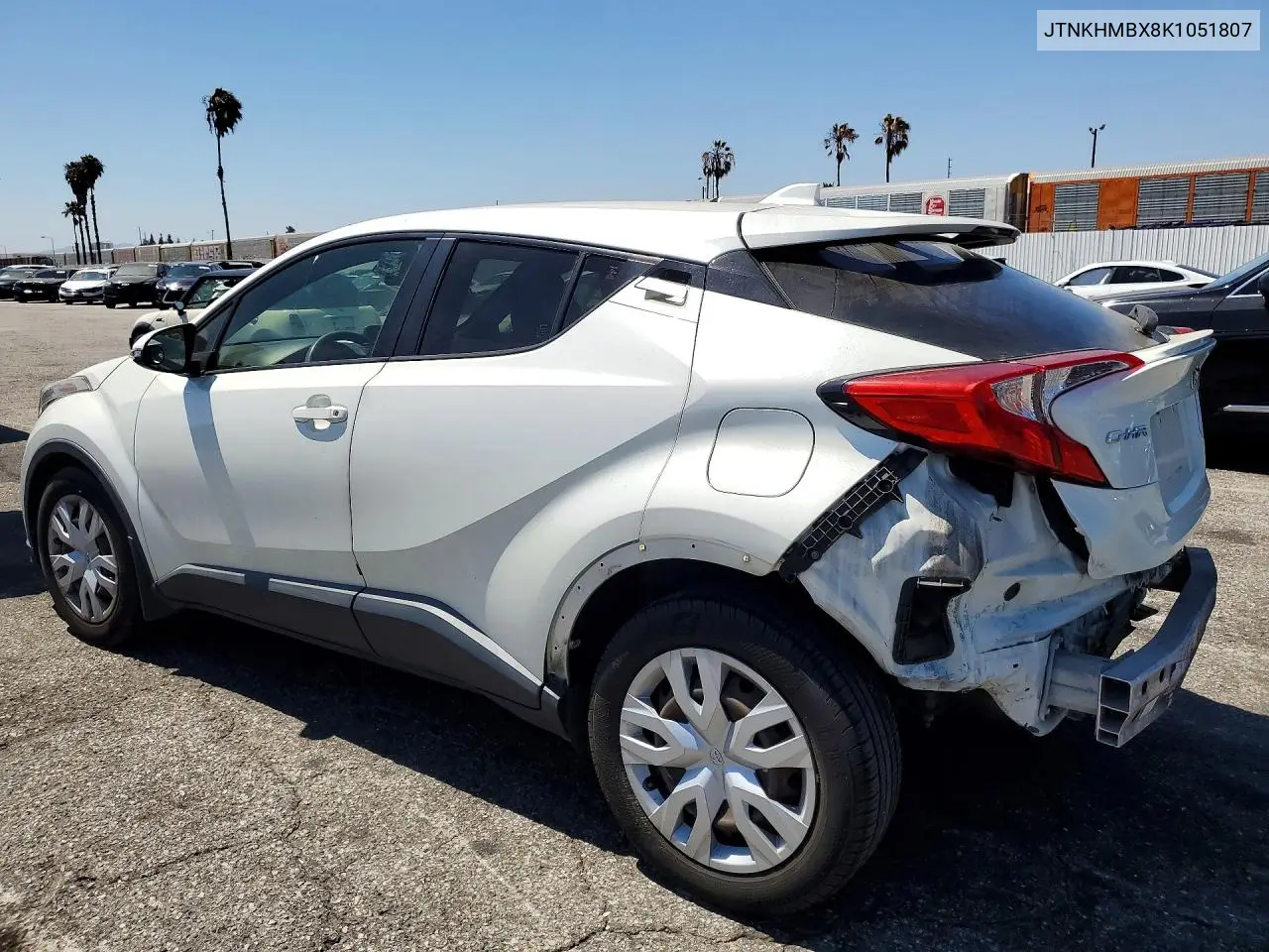 2019 Toyota C-Hr Le VIN: JTNKHMBX8K1051807 Lot: 57493746
