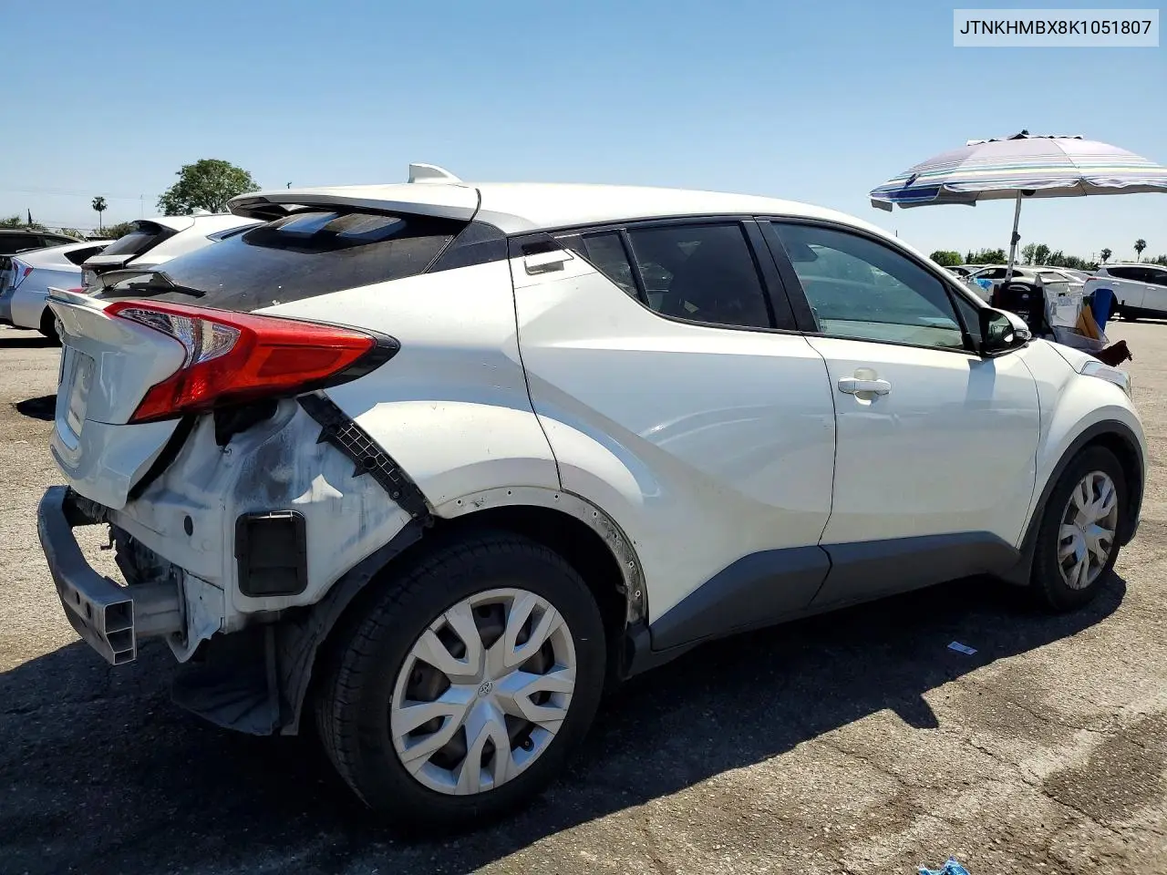 2019 Toyota C-Hr Le VIN: JTNKHMBX8K1051807 Lot: 57493746