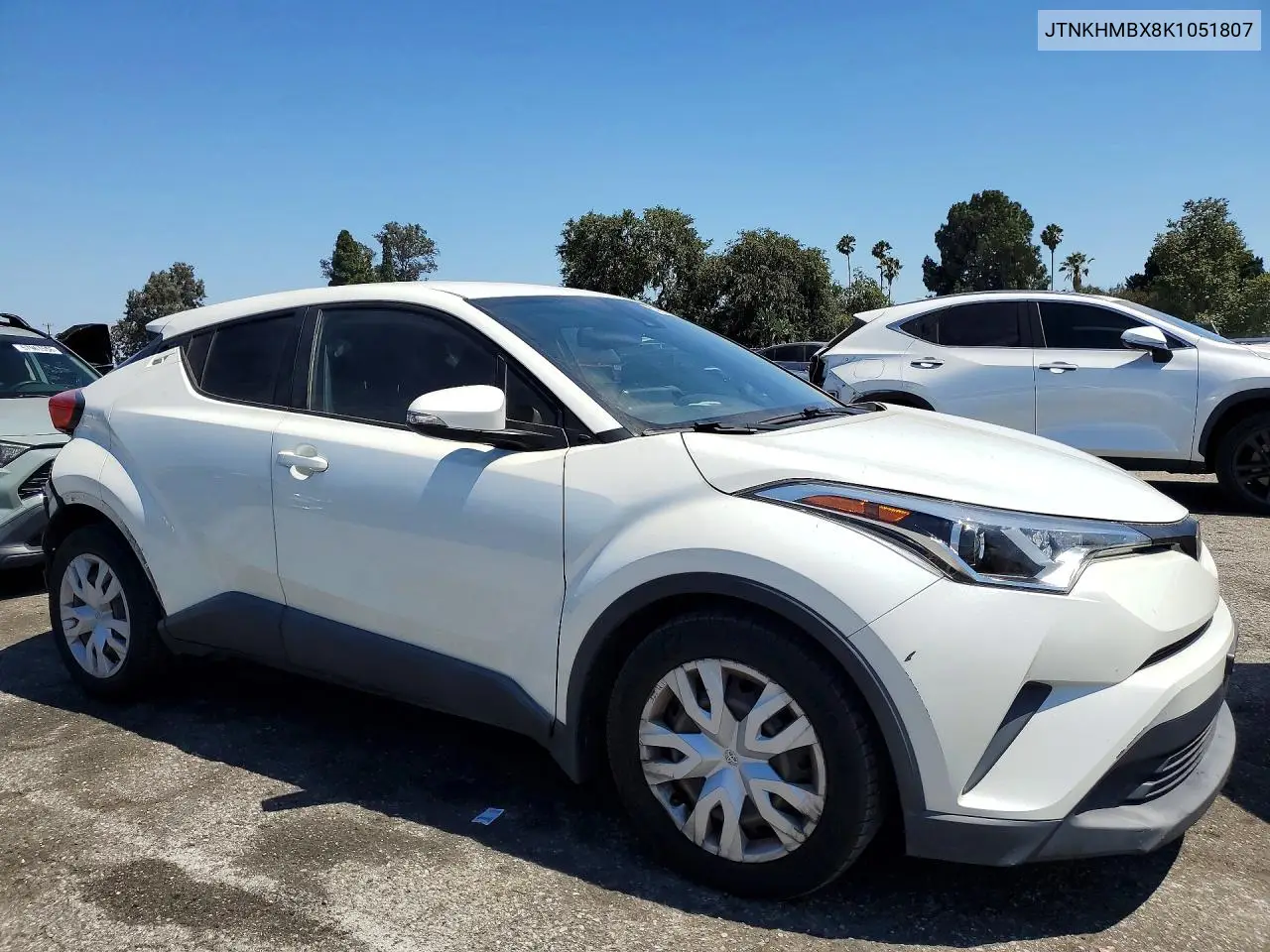 2019 Toyota C-Hr Le VIN: JTNKHMBX8K1051807 Lot: 57493746