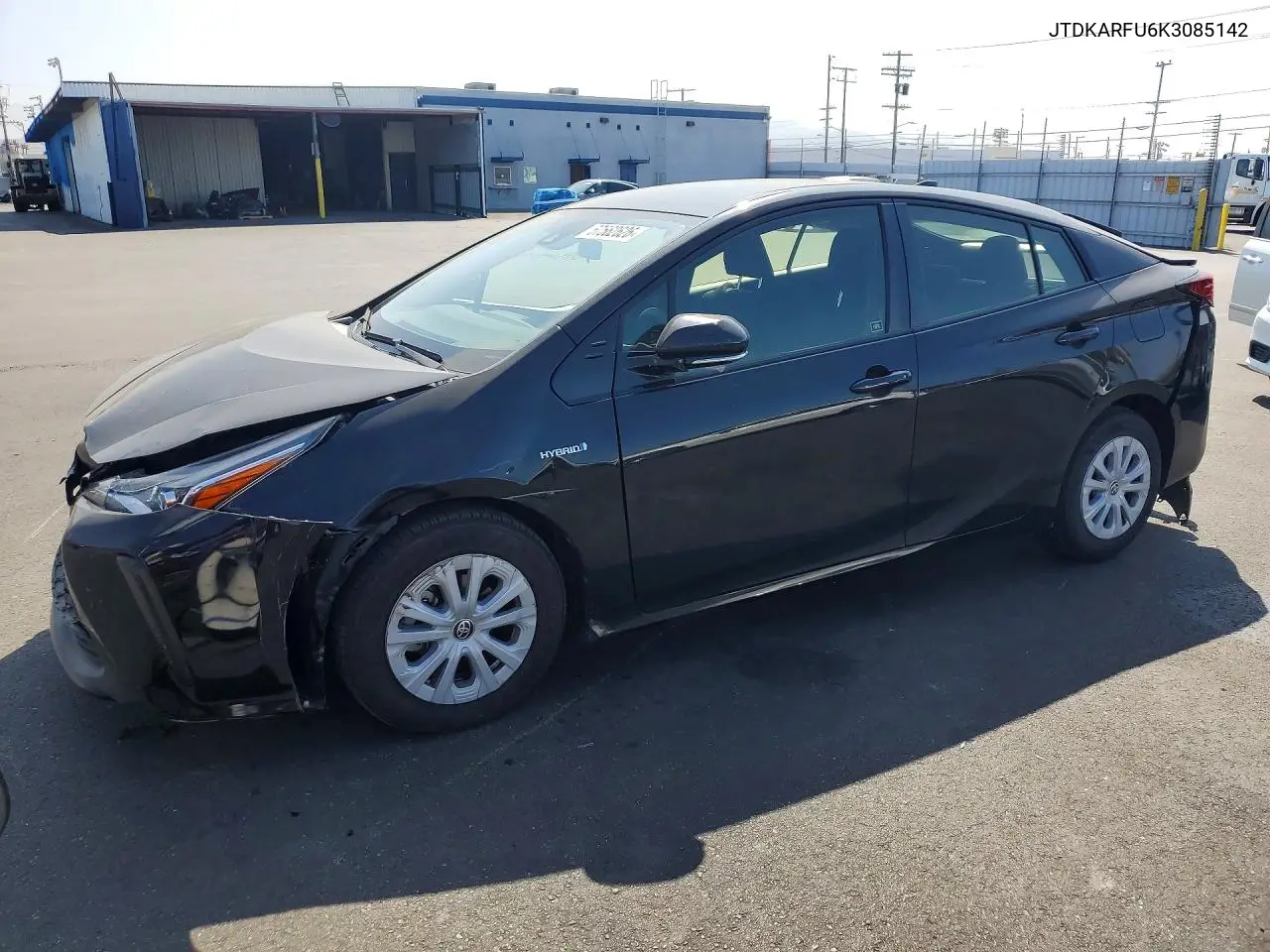 2019 Toyota Prius Le VIN: JTDKARFU6K3085142 Lot: 57562626