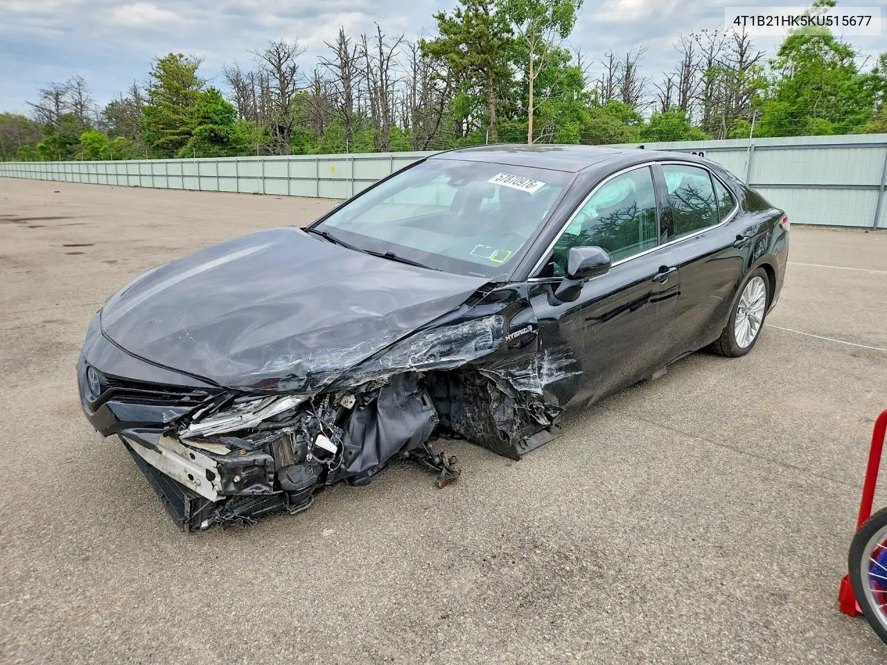 2019 Toyota Camry Hybrid Xle VIN: 4T1B21HK5KU515677 Lot: 57870976
