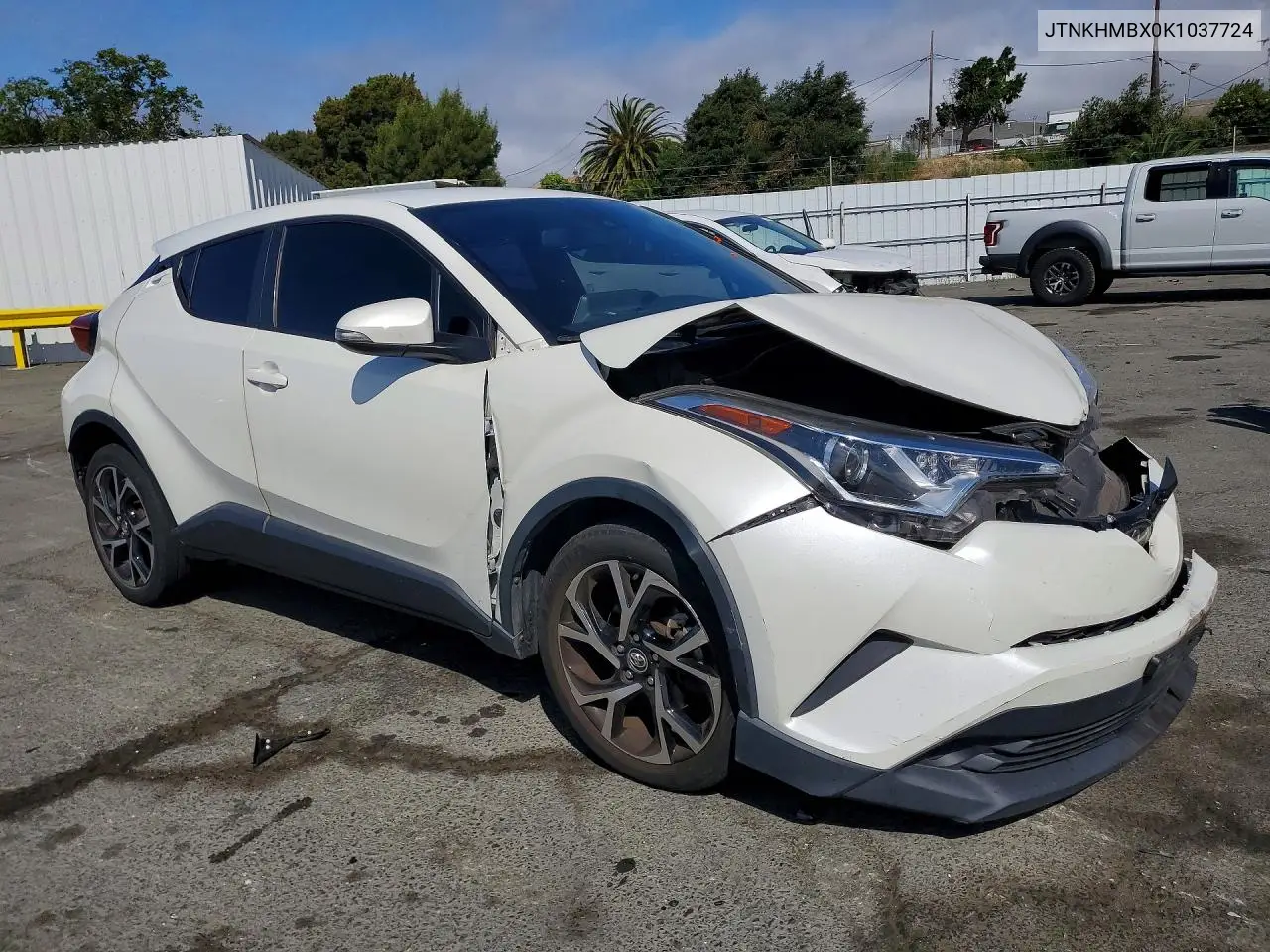 2019 Toyota C-Hr Xle VIN: JTNKHMBX0K1037724 Lot: 57964626