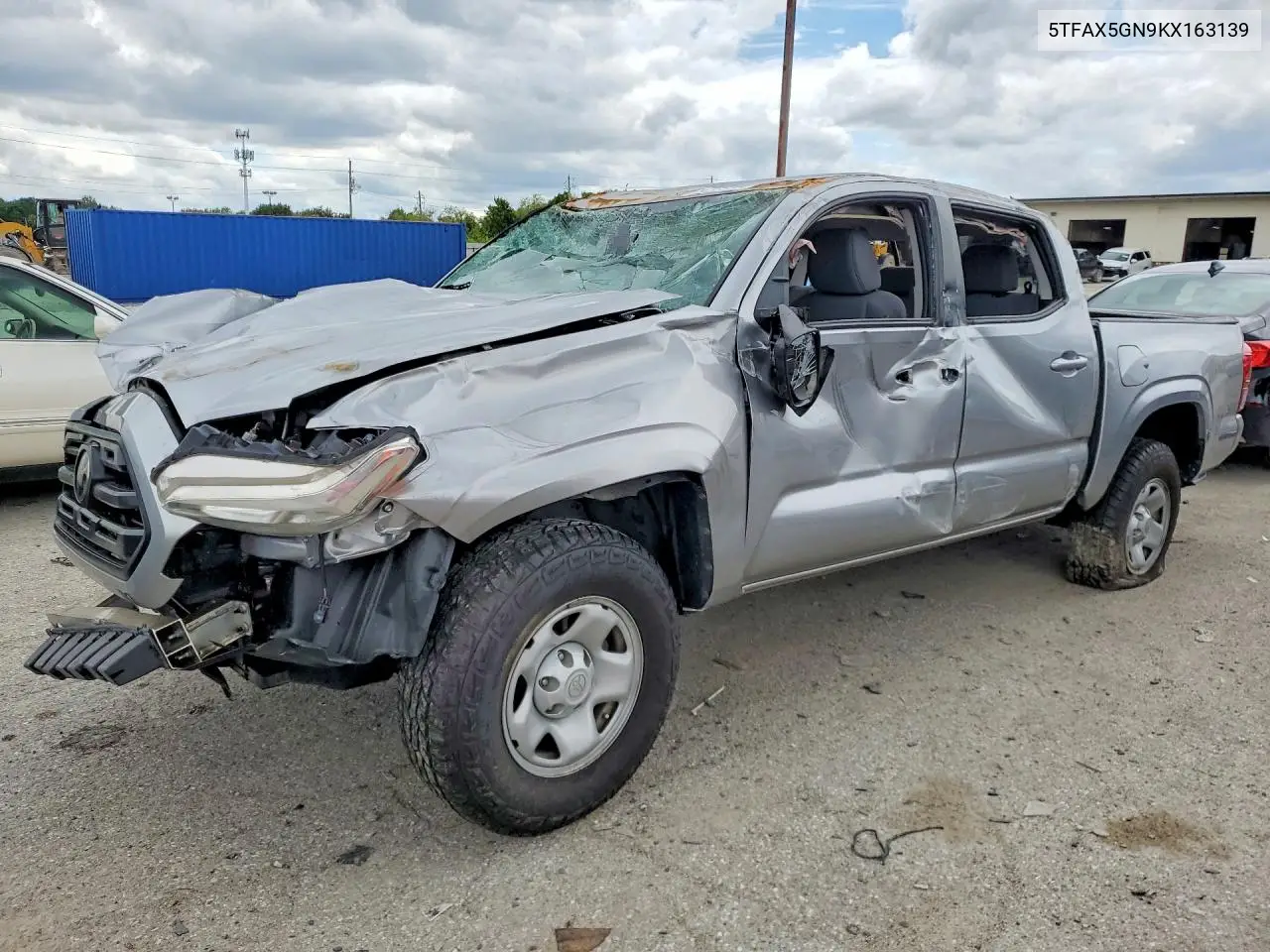 2019 Toyota Tacoma Sr VIN: 5TFAX5GN9KX163139 Lot: 57973086
