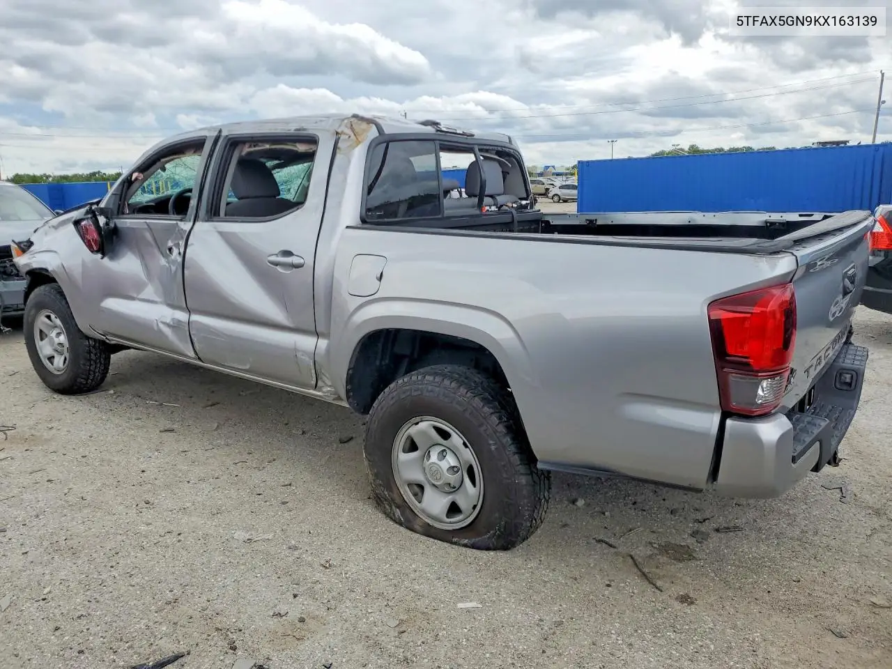 2019 Toyota Tacoma Sr VIN: 5TFAX5GN9KX163139 Lot: 57973086