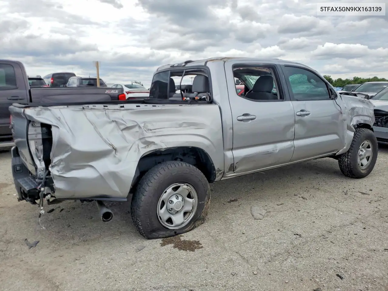 2019 Toyota Tacoma Sr VIN: 5TFAX5GN9KX163139 Lot: 57973086