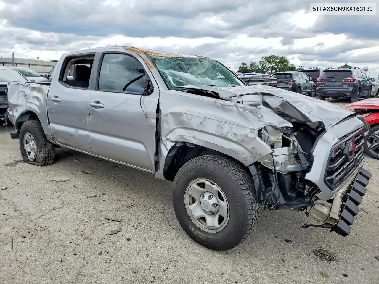 2019 Toyota Tacoma Sr VIN: 5TFAX5GN9KX163139 Lot: 57973086