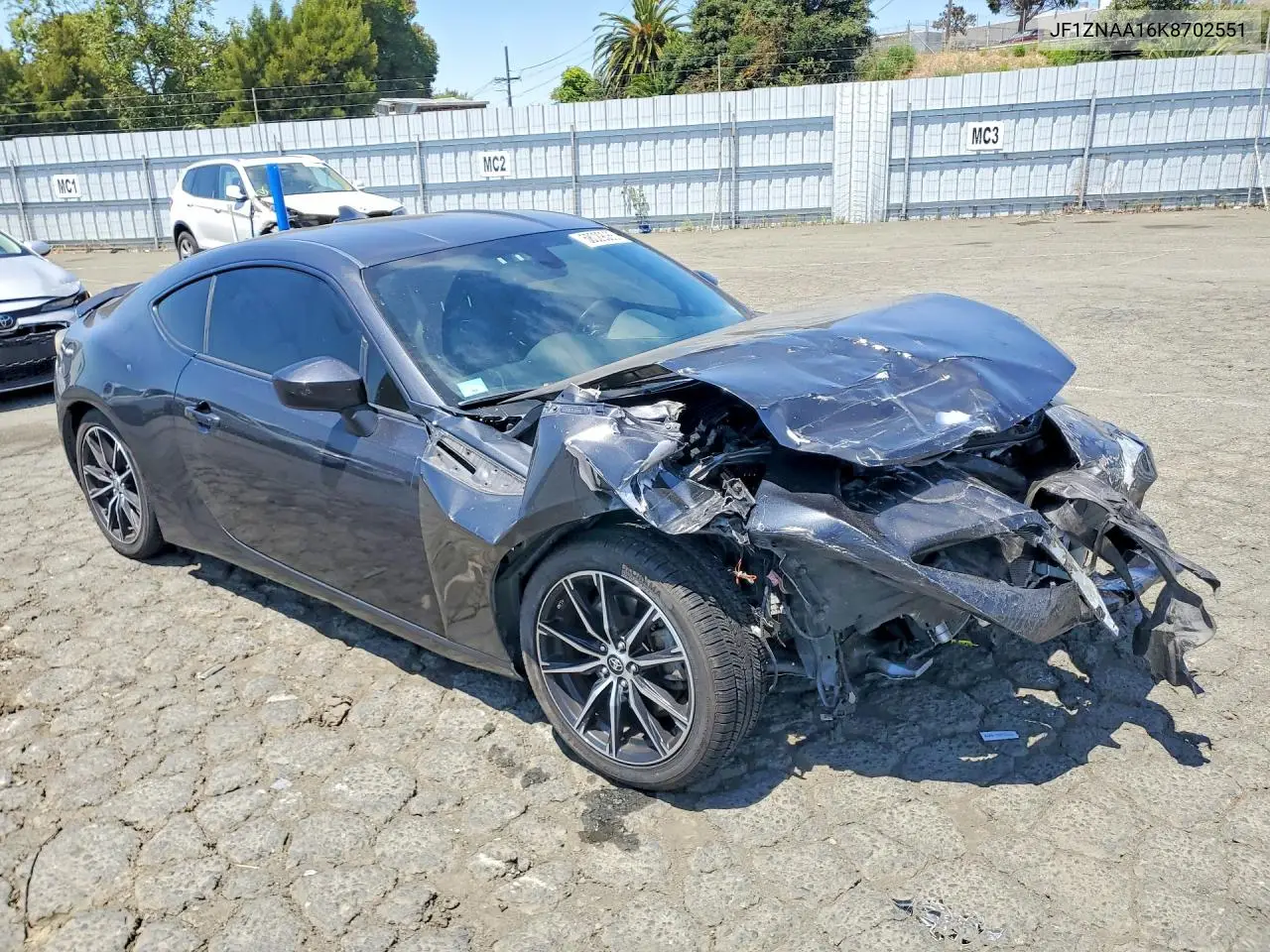 2019 Toyota 86 Base VIN: JF1ZNAA16K8702551 Lot: 58029086