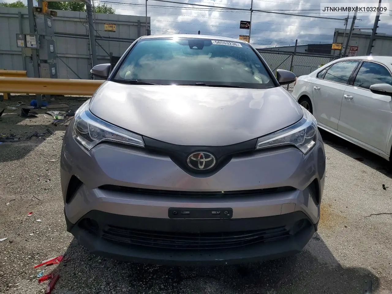 2019 Toyota C-Hr Le VIN: JTNKHMBX8K1032609 Lot: 58063236