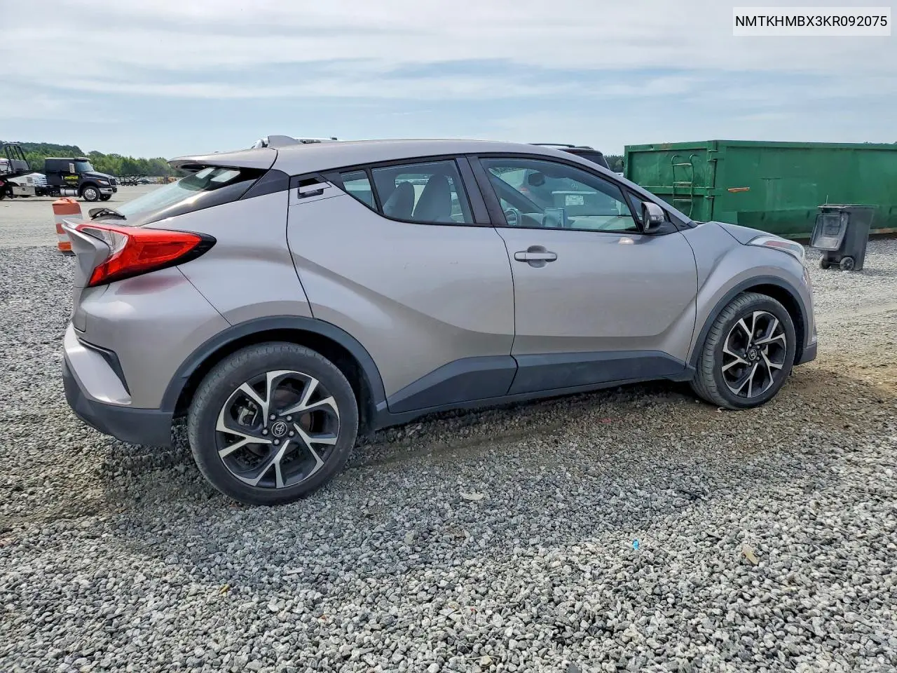 2019 Toyota C-Hr Xle VIN: NMTKHMBX3KR092075 Lot: 58284826