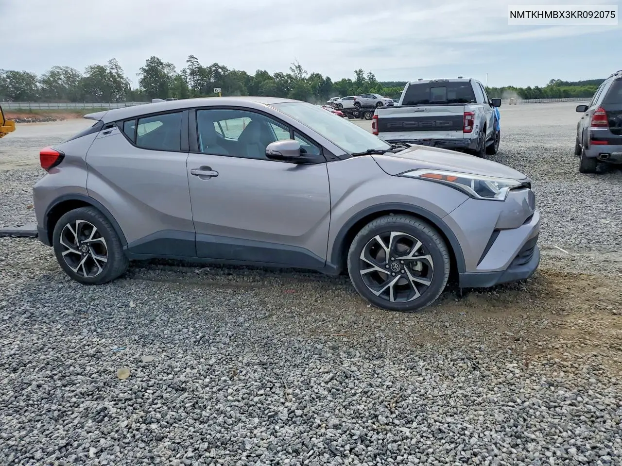 2019 Toyota C-Hr Xle VIN: NMTKHMBX3KR092075 Lot: 58284826