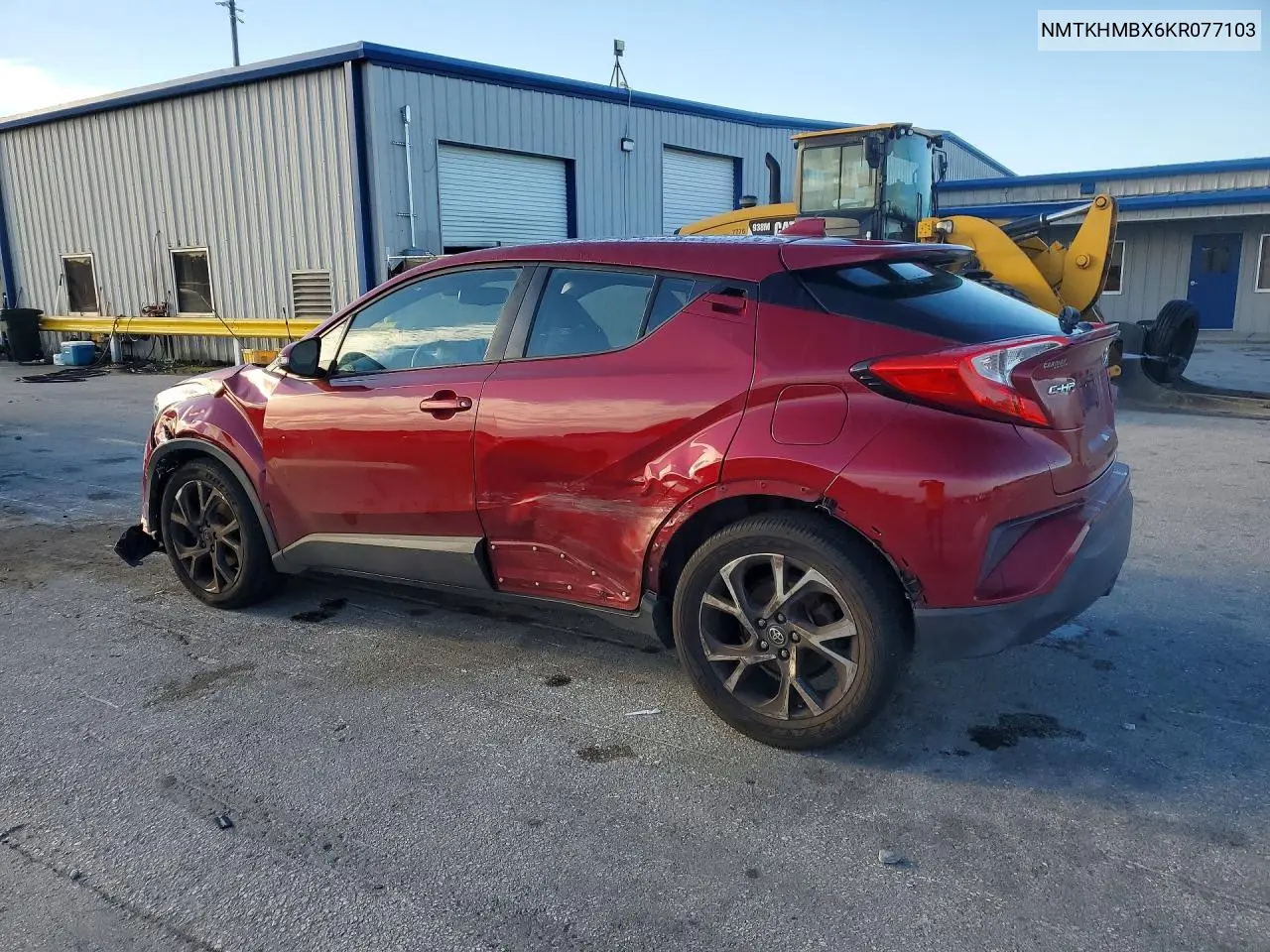 2019 Toyota C-Hr Xle VIN: NMTKHMBX6KR077103 Lot: 58369466