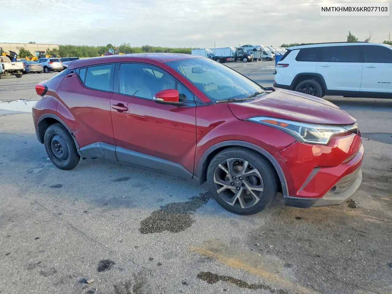 2019 Toyota C-Hr Xle VIN: NMTKHMBX6KR077103 Lot: 58369466