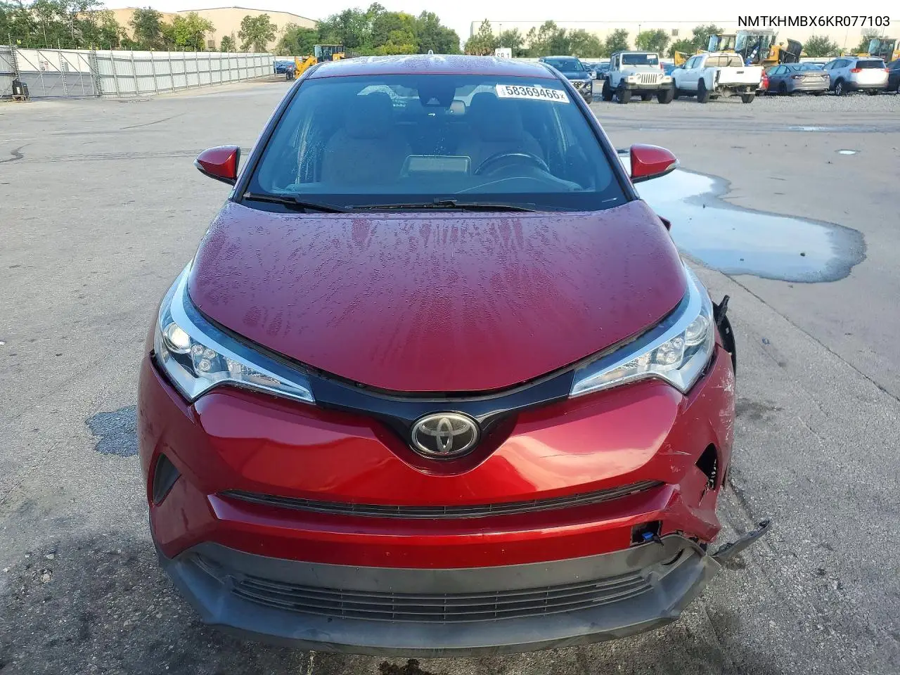 2019 Toyota C-Hr Xle VIN: NMTKHMBX6KR077103 Lot: 58369466