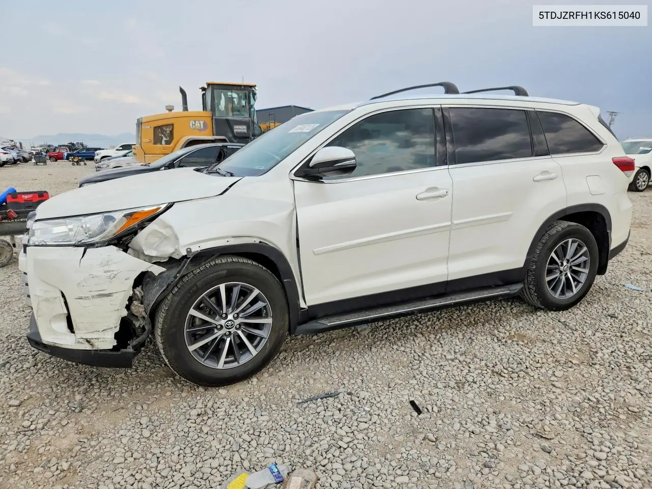 2019 Toyota Highlander Xle VIN: 5TDJZRFH1KS615040 Lot: 58462126