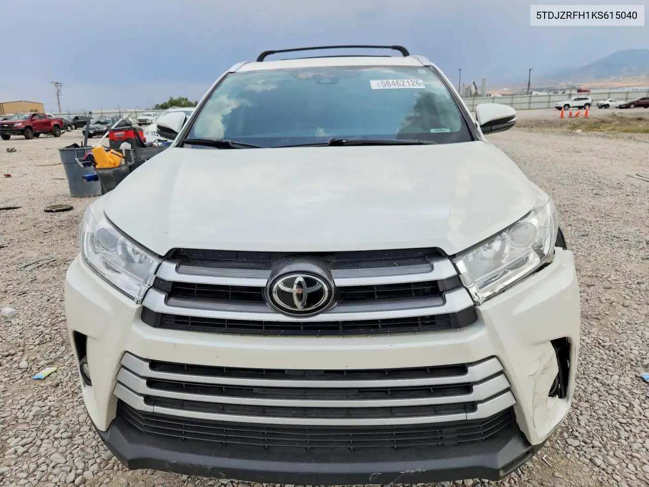 2019 Toyota Highlander Xle VIN: 5TDJZRFH1KS615040 Lot: 58462126