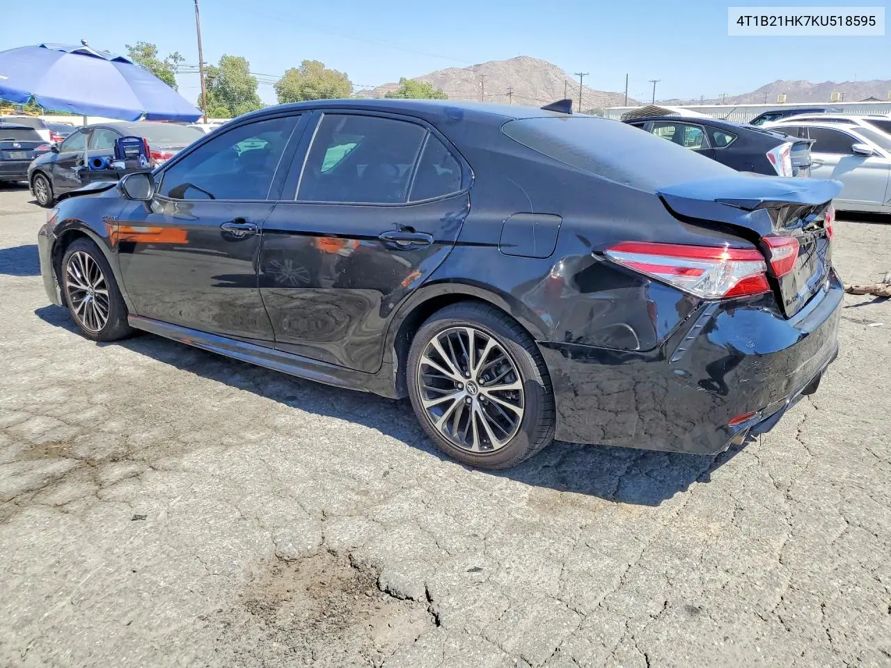 2019 Toyota Camry Hybrid Se VIN: 4T1B21HK7KU518595 Lot: 58469966