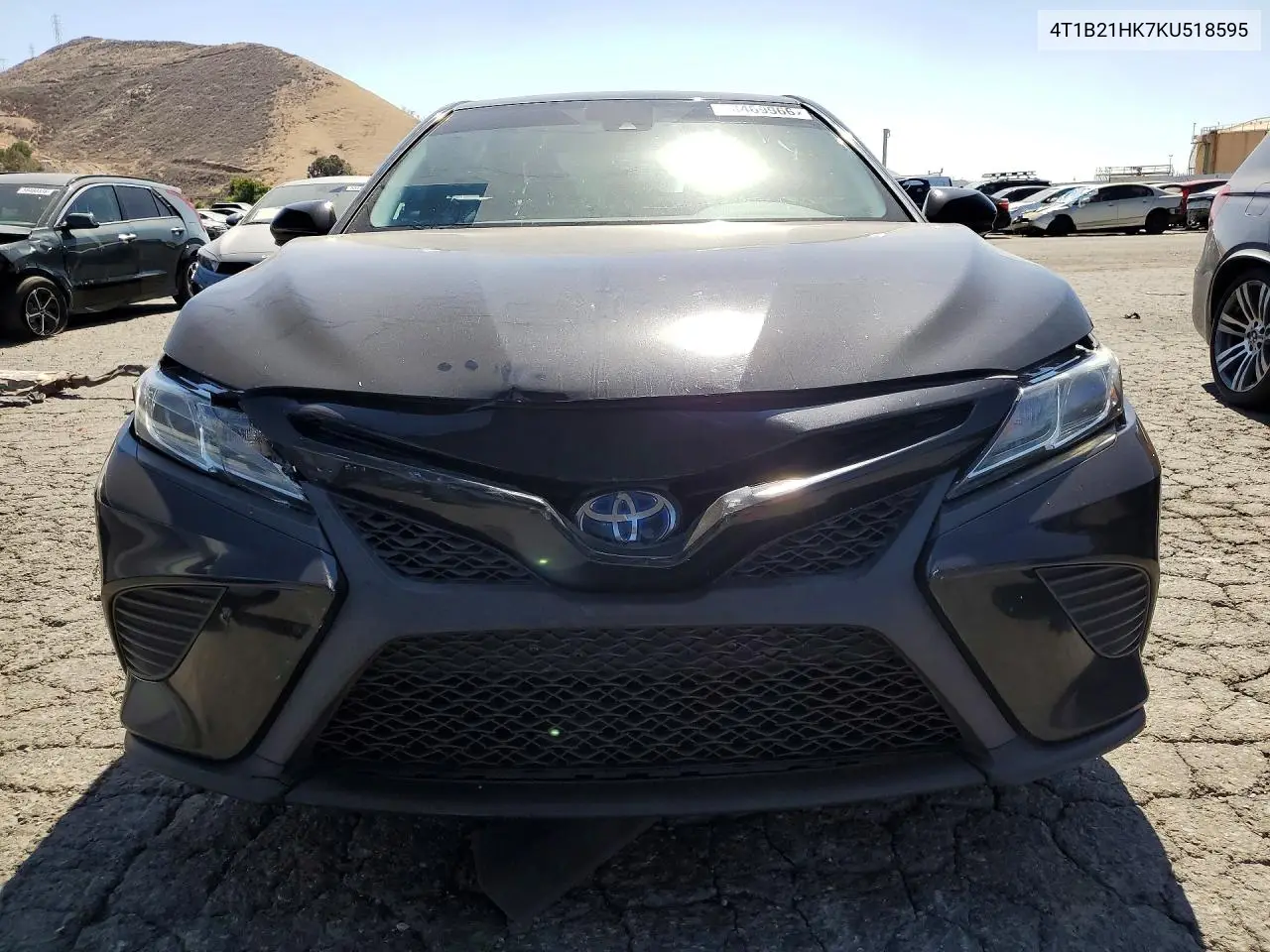 2019 Toyota Camry Hybrid Se VIN: 4T1B21HK7KU518595 Lot: 58469966
