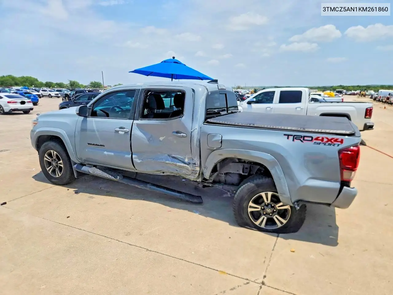 2019 Toyota Tacoma Trd Sport VIN: 3TMCZ5AN1KM261860 Lot: 58481626