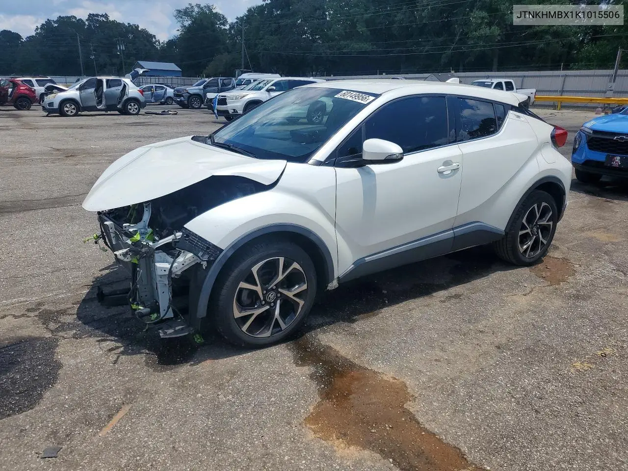 2019 Toyota C-Hr Limited VIN: JTNKHMBX1K1015506 Lot: 60149956