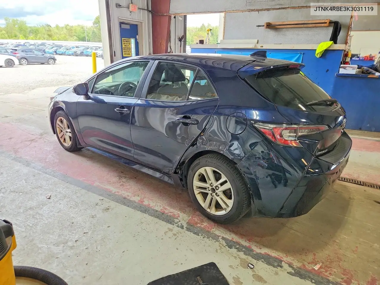 2019 Toyota Corolla Hatchback Se VIN: JTNK4RBE3K3031119 Lot: 60616326
