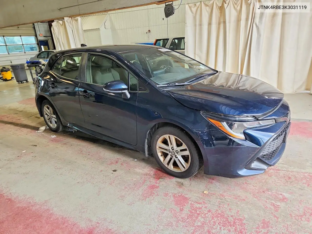 2019 Toyota Corolla Hatchback Se VIN: JTNK4RBE3K3031119 Lot: 60616326