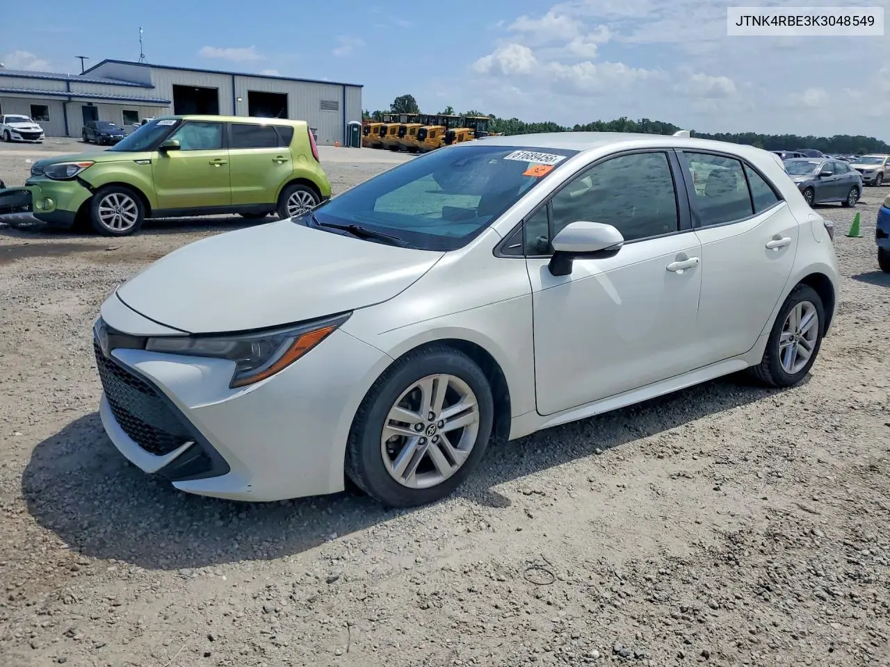 2019 Toyota Corolla Hatchback Se VIN: JTNK4RBE3K3048549 Lot: 61689456