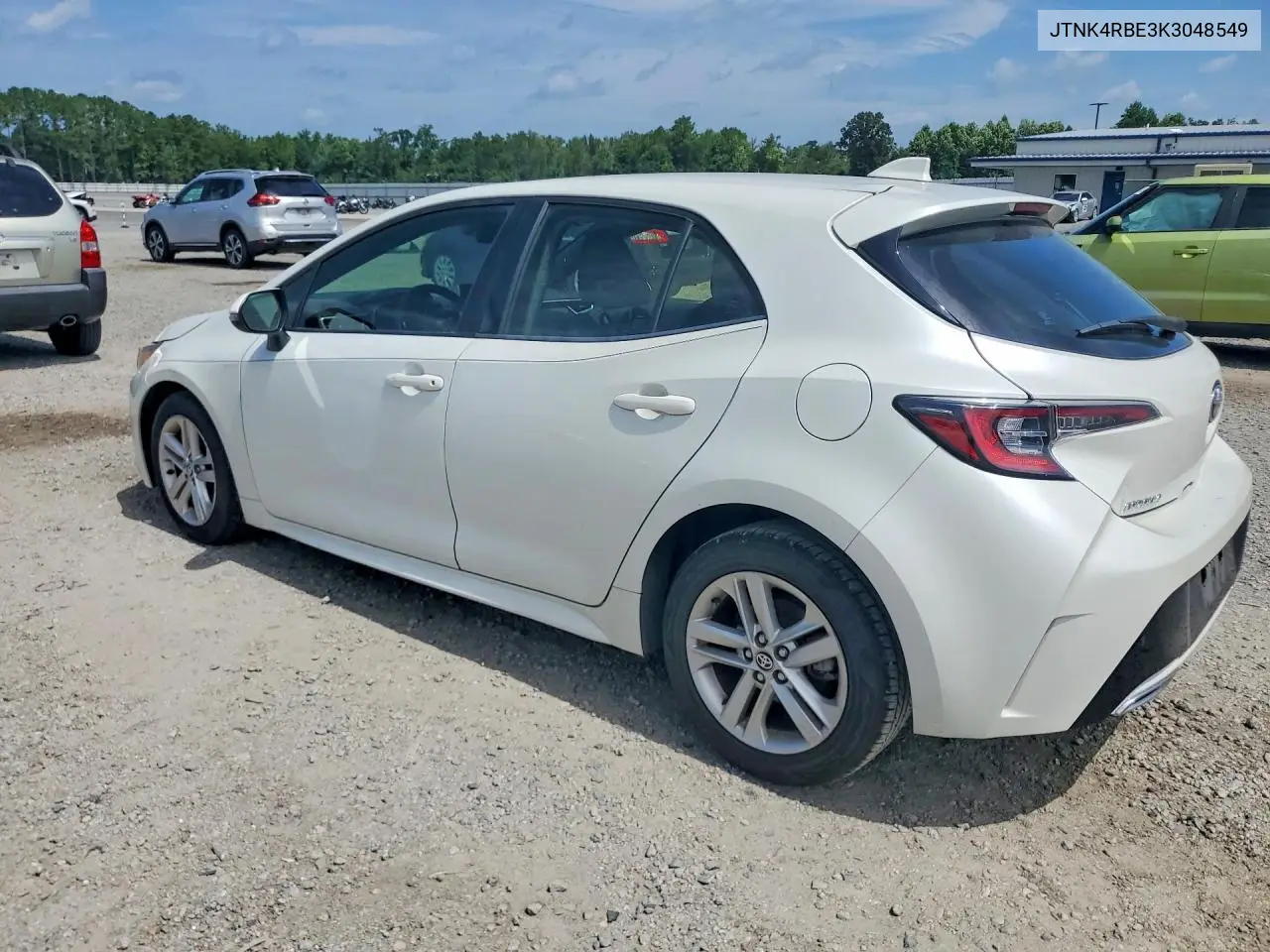 2019 Toyota Corolla Hatchback Se VIN: JTNK4RBE3K3048549 Lot: 61689456