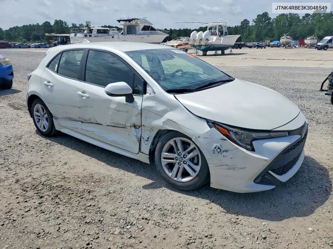 2019 Toyota Corolla Hatchback Se VIN: JTNK4RBE3K3048549 Lot: 61689456