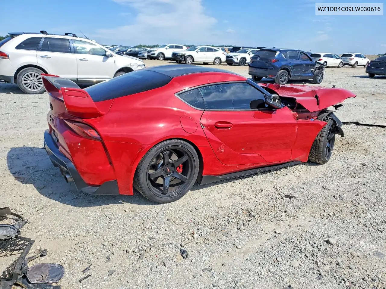 2020 Toyota Gr Supra 3.0 Premium VIN: WZ1DB4C09LW030616 Lot: 52540626