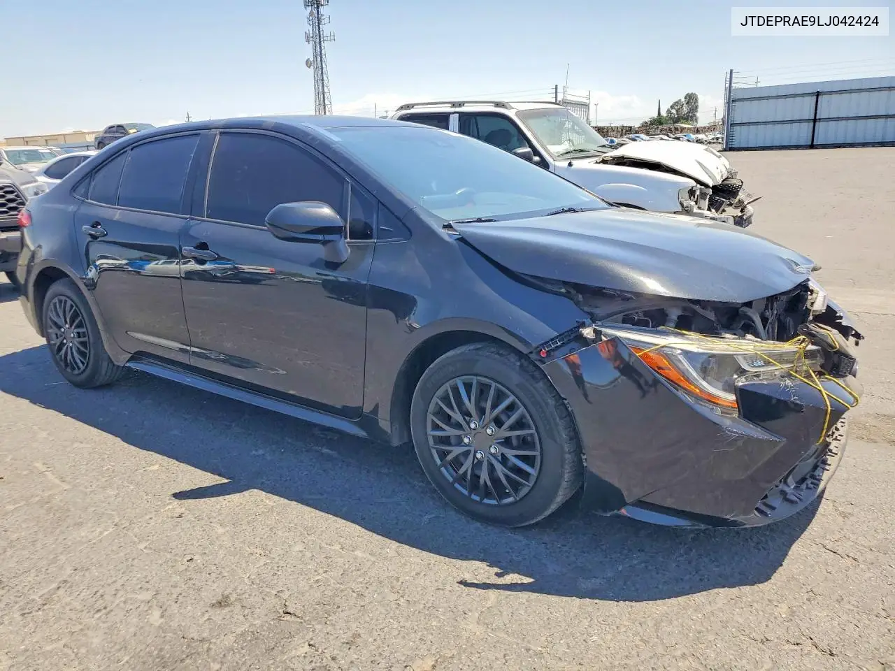 2020 Toyota Corolla Le VIN: JTDEPRAE9LJ042424 Lot: 54023456