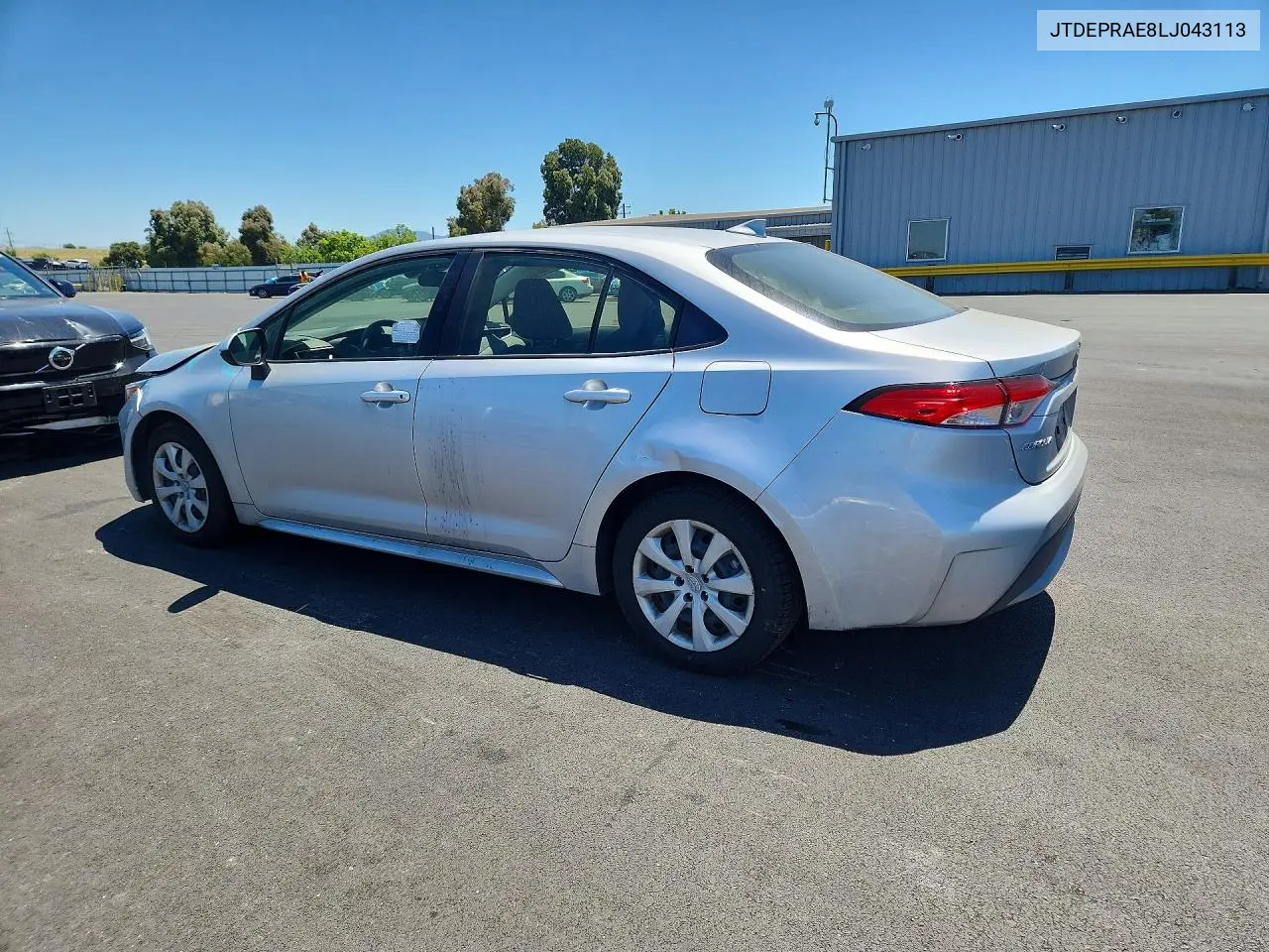 2020 Toyota Corolla Le VIN: JTDEPRAE8LJ043113 Lot: 54848946