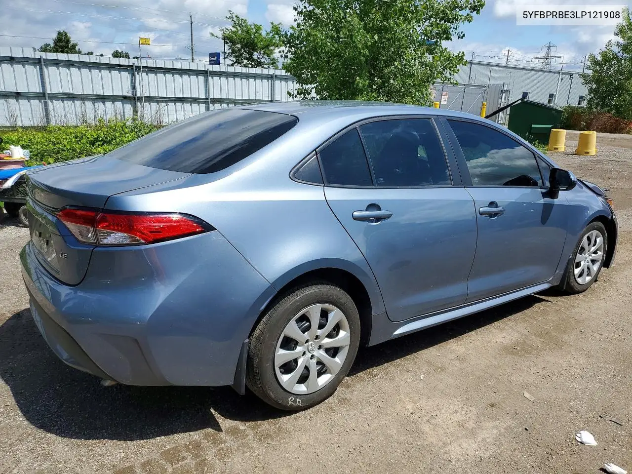 2020 Toyota Corolla Le VIN: 5YFBPRBE3LP121908 Lot: 56532706