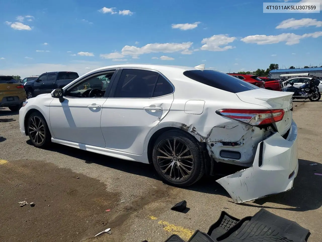 2020 Toyota Camry Se VIN: 4T1G11AK5LU307559 Lot: 57052946