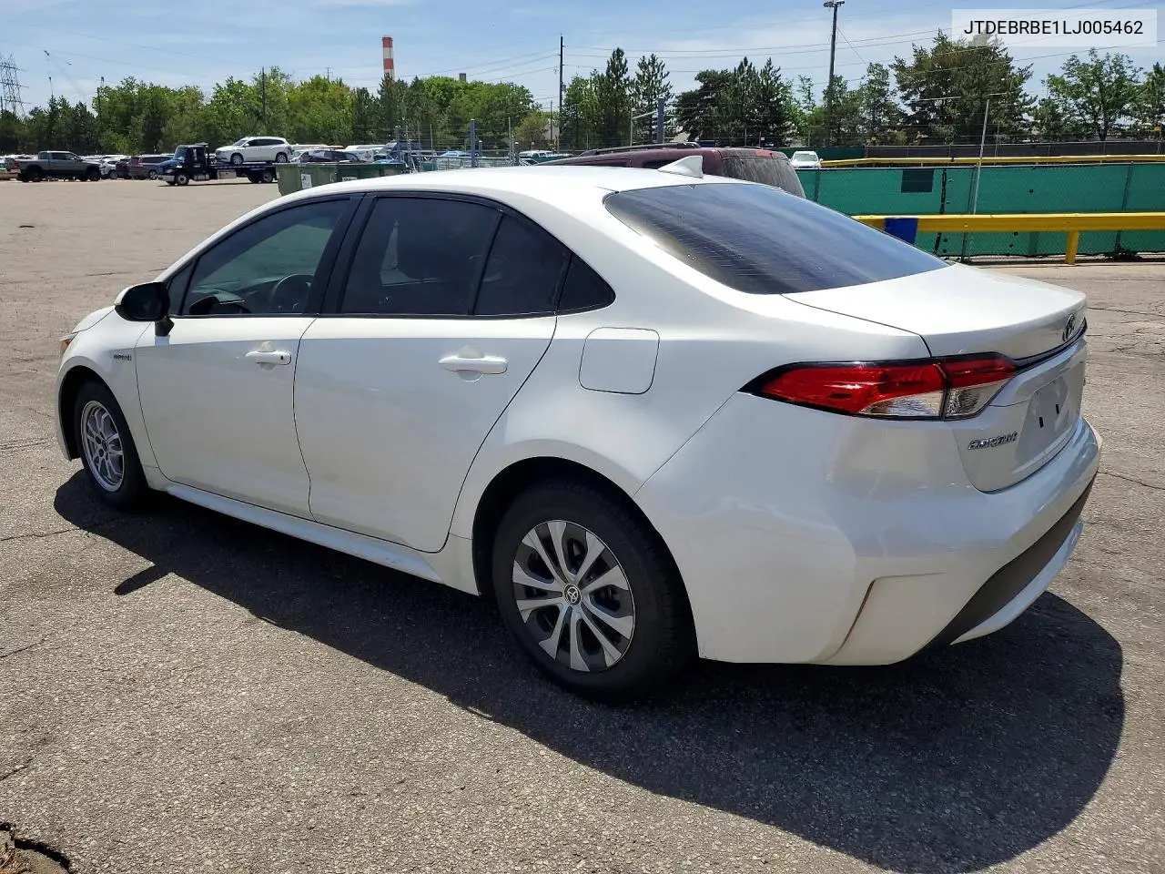 2020 Toyota Corolla Le VIN: JTDEBRBE1LJ005462 Lot: 57268066