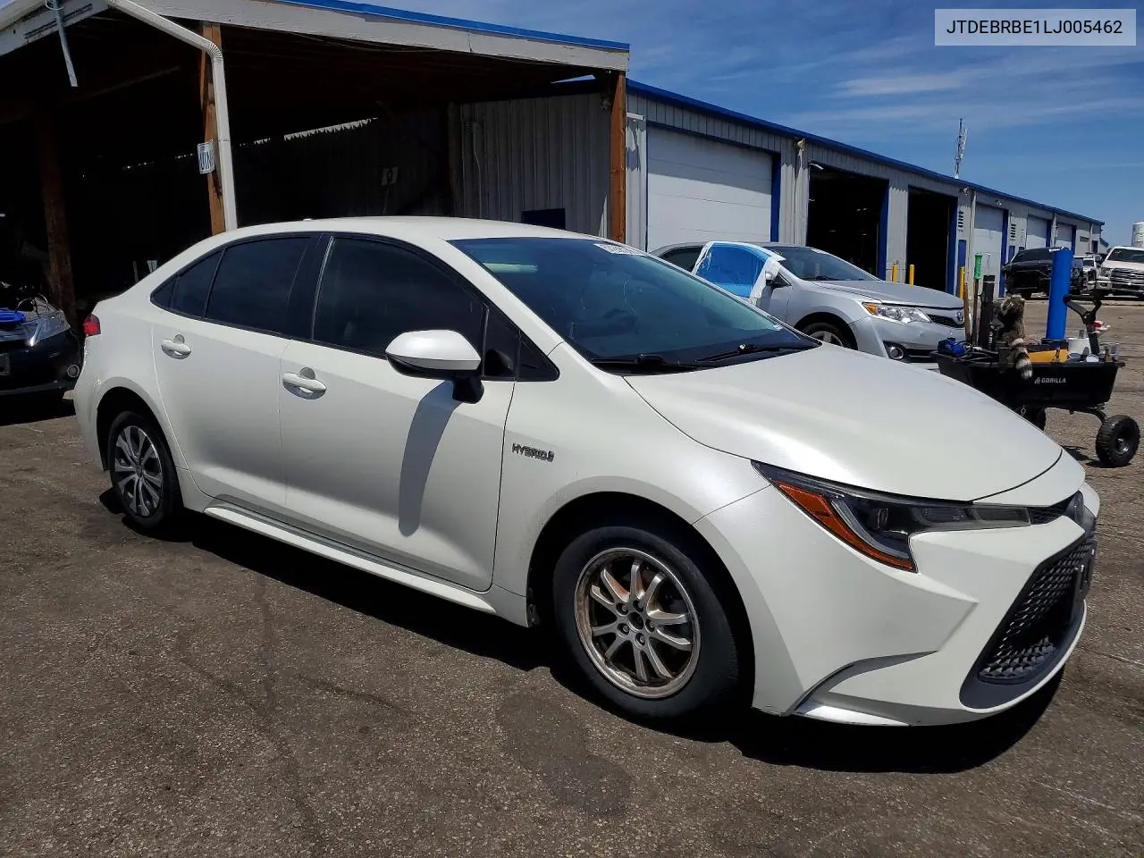 2020 Toyota Corolla Le VIN: JTDEBRBE1LJ005462 Lot: 57268066