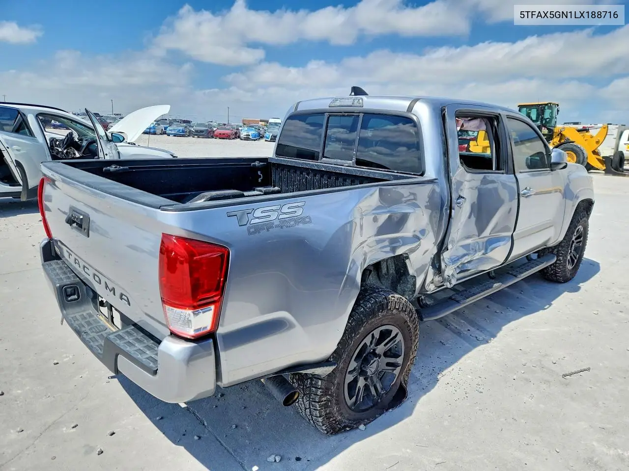 2020 Toyota Tacoma Sr VIN: 5TFAX5GN1LX188716 Lot: 57327536