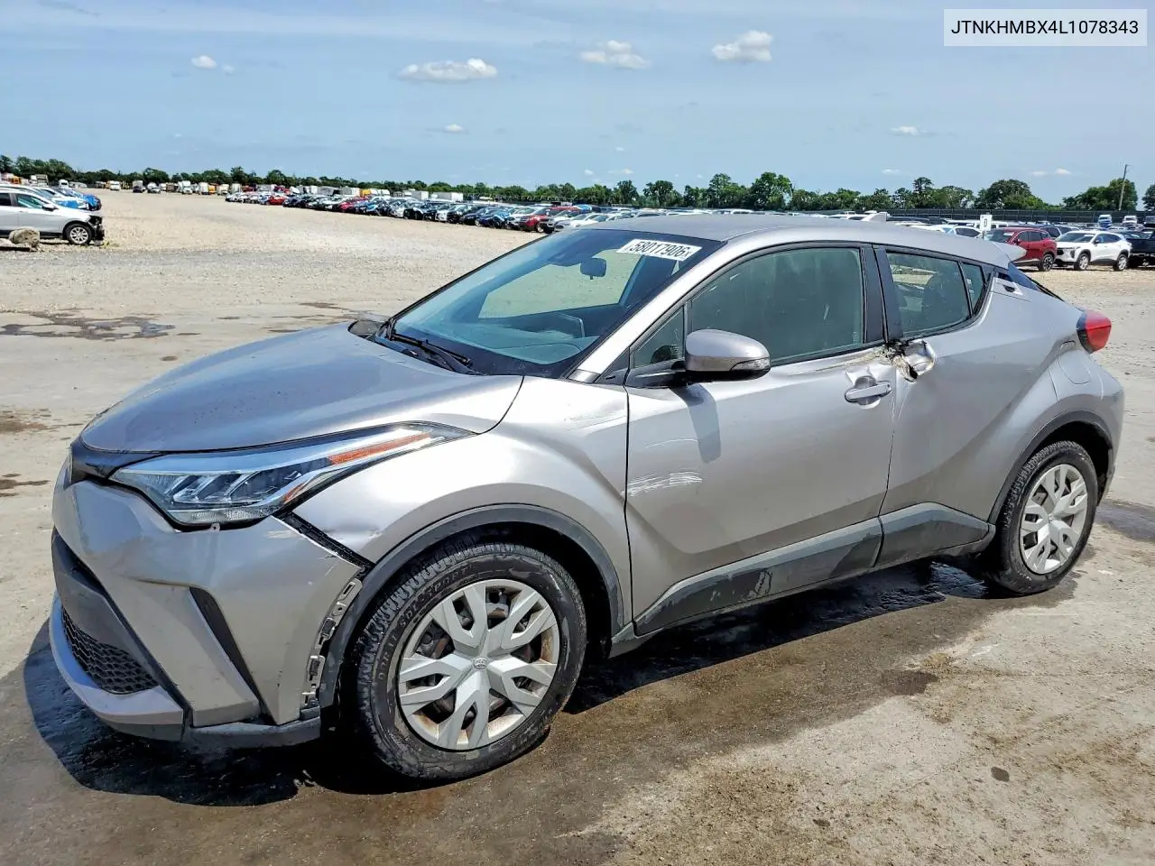 2020 Toyota Chr VIN: JTNKHMBX4L1078343 Lot: 58017906