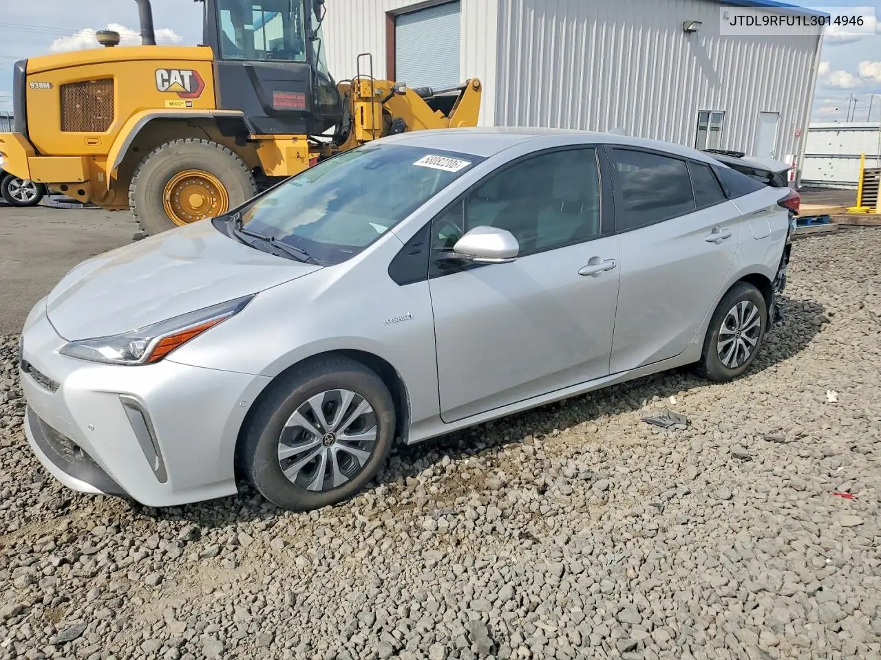2020 Toyota Prius Xle Awd-E VIN: JTDL9RFU1L3014946 Lot: 58082206