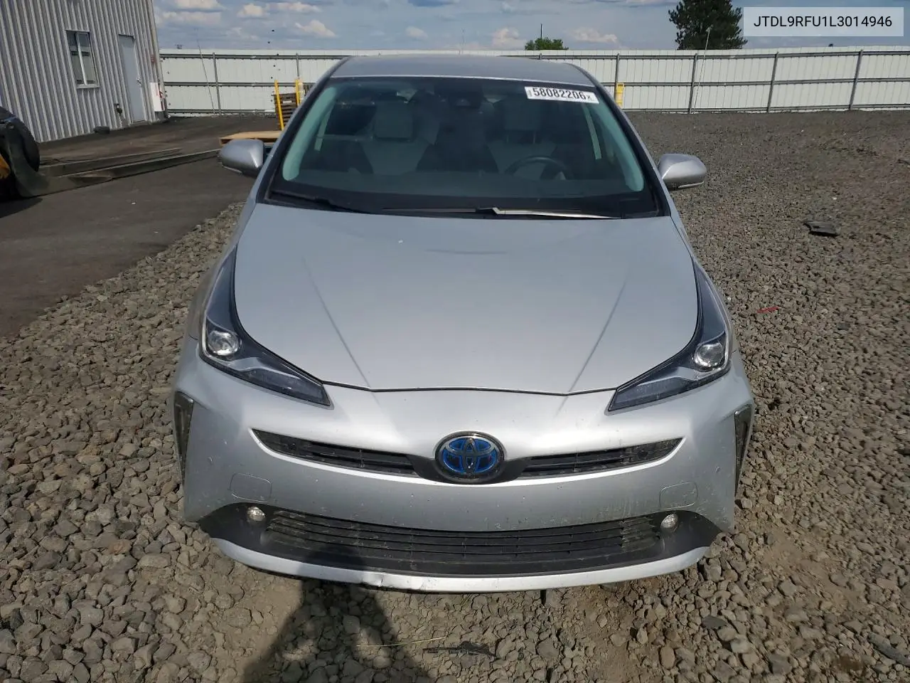 2020 Toyota Prius Xle Awd-E VIN: JTDL9RFU1L3014946 Lot: 58082206