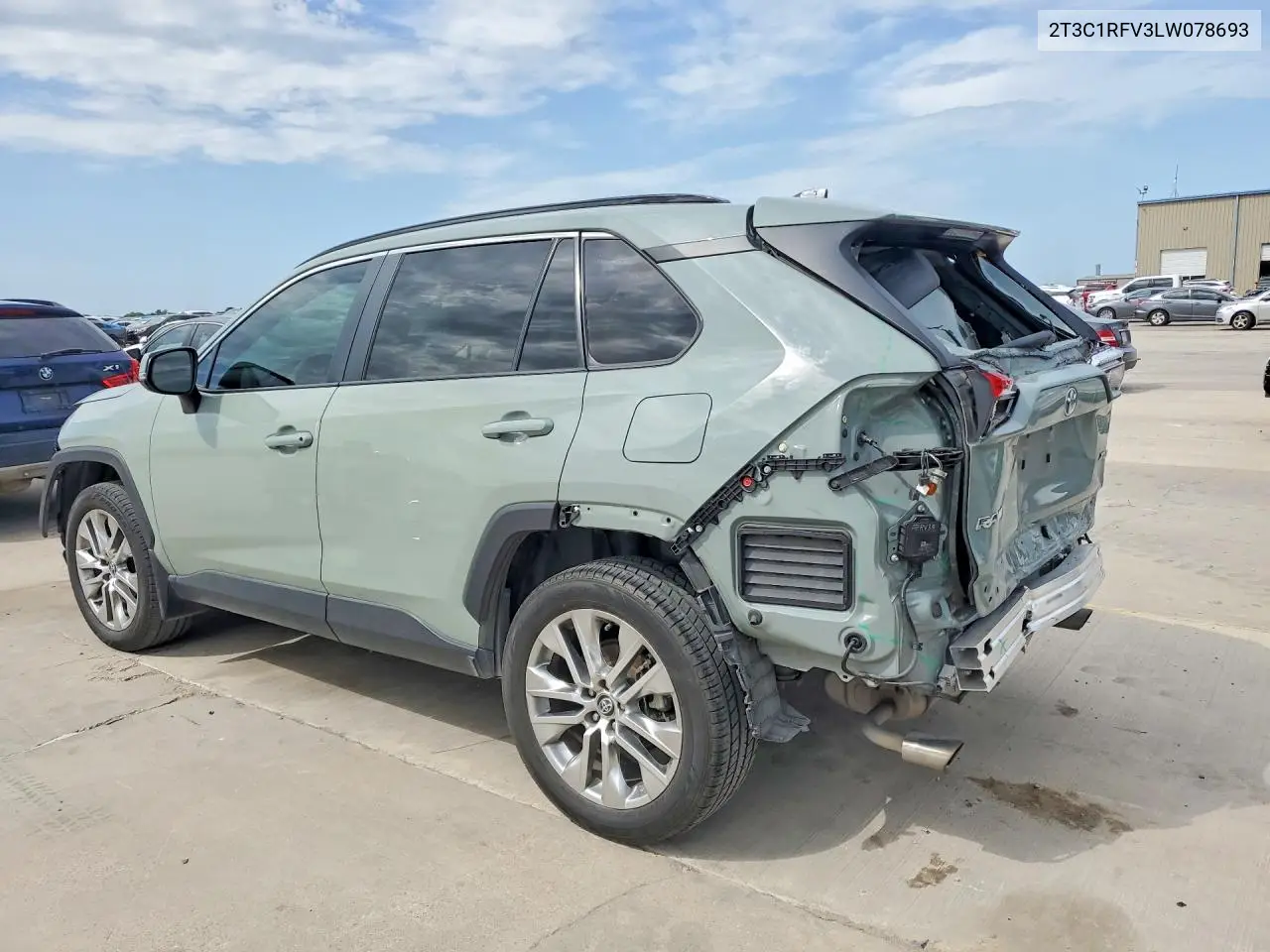 2020 Toyota Rav4 Xle Premium VIN: 2T3C1RFV3LW078693 Lot: 58382516