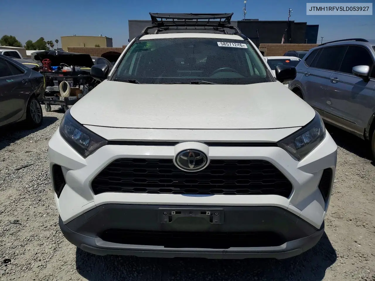 2020 Toyota Rav4 Le VIN: JTMH1RFV5LD053927 Lot: 58571246