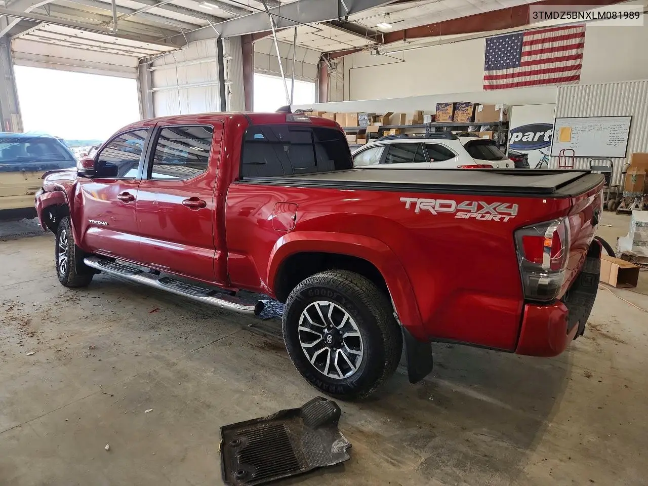 2020 Toyota Tacoma Trd Sport VIN: 3TMDZ5BNXLM081989 Lot: 58586736