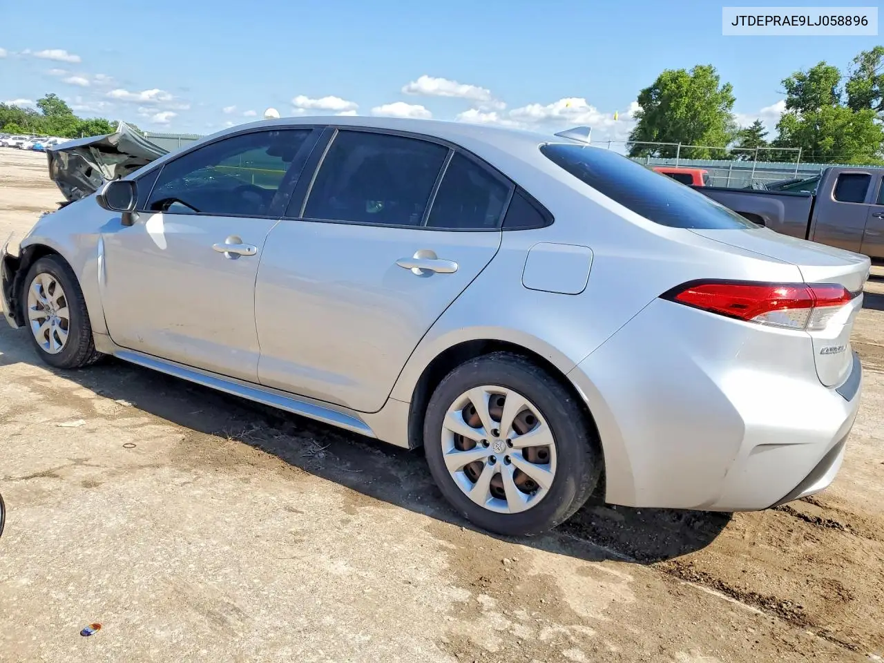 2020 Toyota Corolla Le VIN: JTDEPRAE9LJ058896 Lot: 58597446