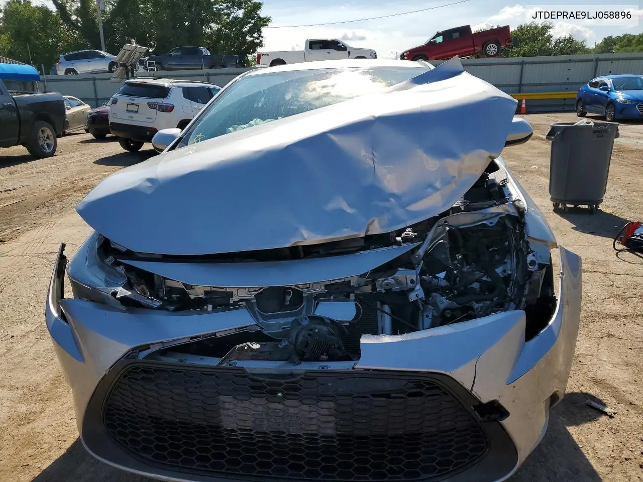 2020 Toyota Corolla Le VIN: JTDEPRAE9LJ058896 Lot: 58597446