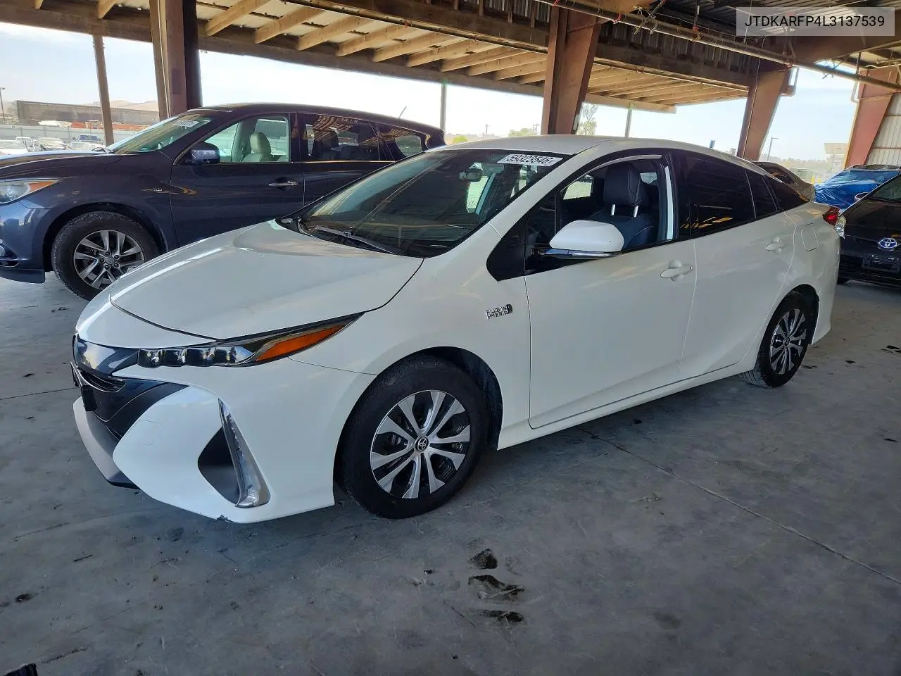 2020 Toyota Prius Prime Xle VIN: JTDKARFP4L3137539 Lot: 59323546