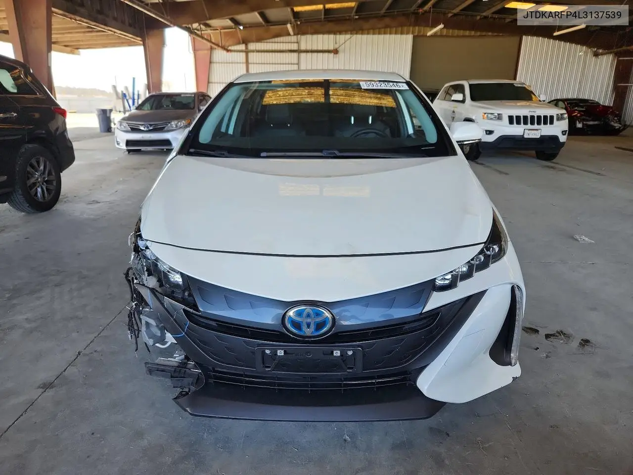 2020 Toyota Prius Prime Xle VIN: JTDKARFP4L3137539 Lot: 59323546