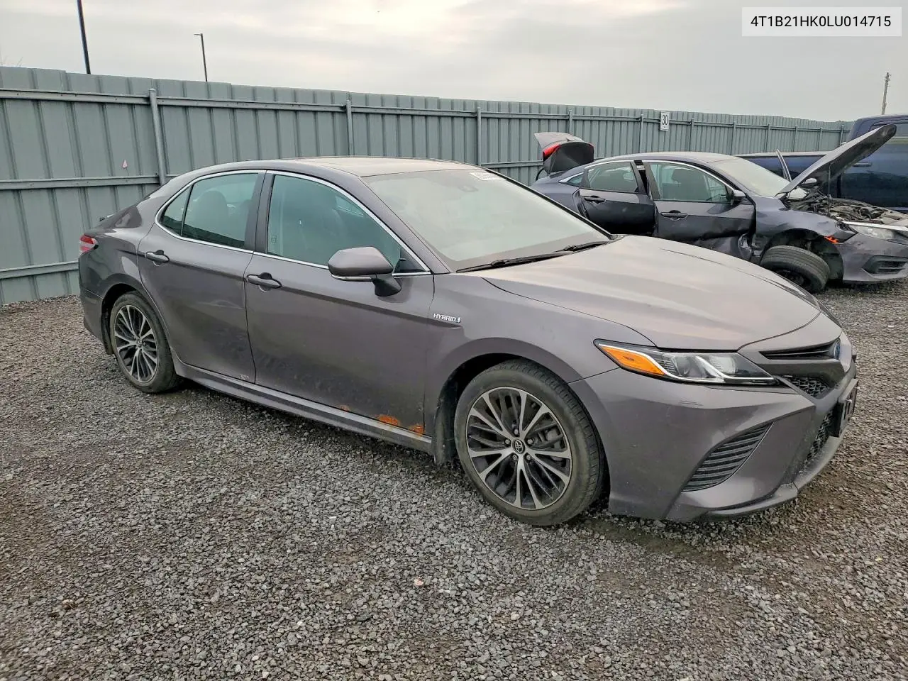 2020 Toyota Camry Hybrid Se VIN: 4T1B21HK0LU014715 Lot: 60864446