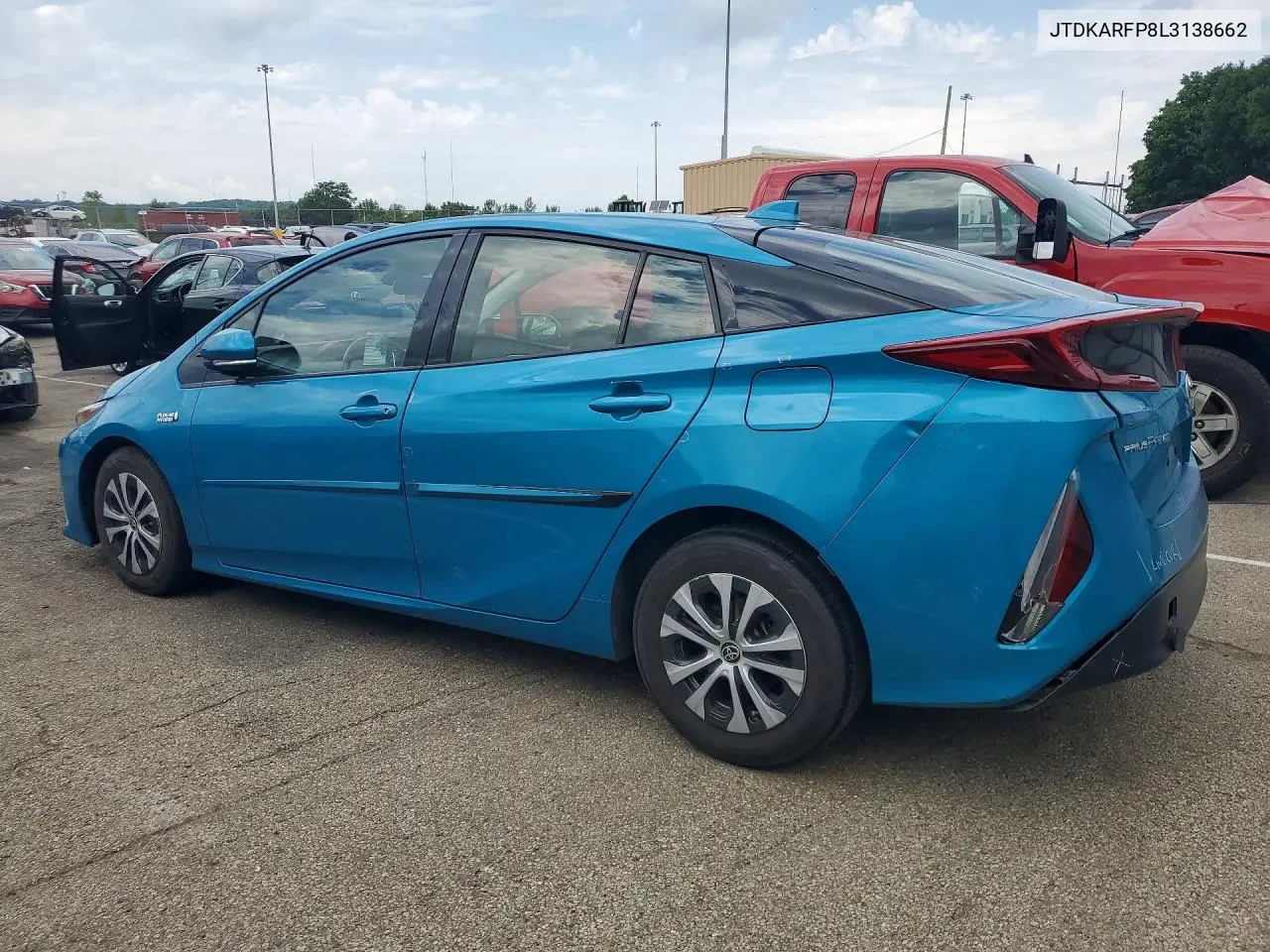 2020 Toyota Prius Prime Le VIN: JTDKARFP8L3138662 Lot: 61531066